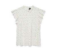 VERO MODA Blusa 'VMTrine' oliva / rosa / blanco, Talla S