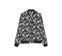 VERO MODA Bomber Vmcoco L/S Bombardero AOP Ga Wvn Noos, Negro, L Mujeres