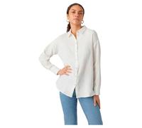 VERO MODA Vmnatali Nia LS Loose Shirt Wvn Ga Noos Blusas, Blanco, S Mujeres