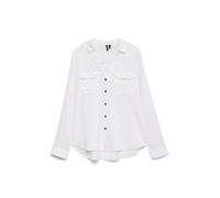 VERO MODA Camisa Femenina VMLINN Camisa, Blanco, S