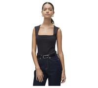 VERO MODA Camiseta de Cuello Cuadrado Vmmillion SL JRS Noos, Negro, XS
