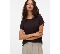 VERO MODA Vmava Plain SS Top Ga JRS Noos, Pastel de Chocolate, S