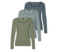 VERO MODA - Camiseta de Manga Larga para Mujer