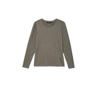 VERO MODA Camiseta de Manga Larga para Mujer Vmava LS Top JRS Ga Noos, Color Gris., XS