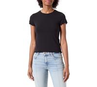 VERO MODA Vmbarbara SS Short Oneck Top Jrs Ga Noos Camiseta, Negro, M para Mujer