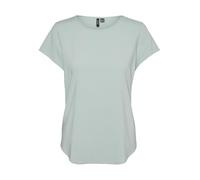 VERO MODA Camiseta para Mujer Vmbella SS WVN Ga Noos, Gray Mist, S