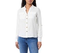 VERO MODA Vmbumpy L/S Camiseta New Noos Ptt Blusas, Blanco Nieve, S Pequeño para Mujer