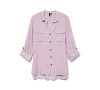VERO MODA Vmbumpy L/S Shirt New Wvn Ga Noos Camisa, Bonbon, S Mujeres