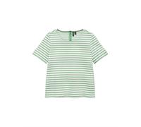 VERO MODA Camiseta 'VMABBY' verde claro / blanco XS verde claro / blanco