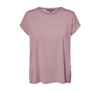 VERO MODA Vmava Plain SS Top Gajrs Noos, Camiseta Mujer, Rosas Nostalgia, S