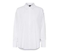 VERO MODA Camiseta VMFANNI LS WVN GA Noos, Blanco Brillante, XL