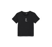 VERO MODA Camiseta 'VMFLEUR' negro / blanco, Talla XS