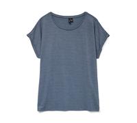 VERO MODA Camiseta 'VMLava' azul ahumado / plata XS azul ahumado / plata