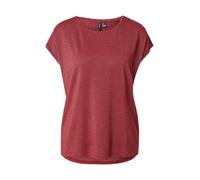 VERO MODA Camiseta 'VMLAVA' marrón rojizo / plata XS marrón rojizo / plata