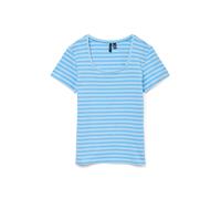 VERO MODA Camiseta 'VMLOTTE' azul cielo / azul denim S azul cielo / azul denim
