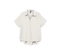 VERO MODA Camiseta Vmmelaney Queeny SS WVN Ga Noos, Blanco Nieve., M