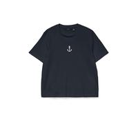 VERO MODA Camiseta 'VMSARA METTE' navy / blanco L navy / blanco