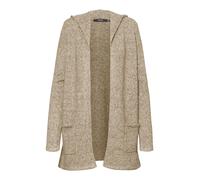 VERO MODA Vmdoffy LS Open Hood Cardigan Ga Noos Suéter cárdigan, Tinte Sepia/Detalle: Melange, S para Mujer