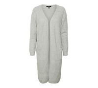 Vero Moda Cardigans de mujer básica larga. Gris claro 34 (XS)