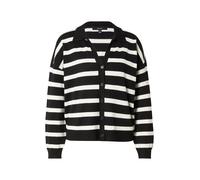 VERO MODA Cárdigan negro / blanco L negro / blanco