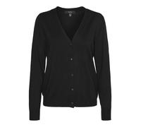 VERO MODA VMSILJE LS V-Neck Cardigan GA Noos, Negro, M