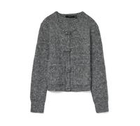 VERO MODA Cárdigan 'VMBLOSSOM' gris moteado L gris moteado