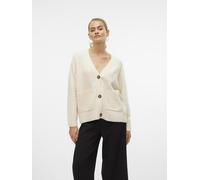 VERO MODA Cárdigan 'VMBoom' crema, Talla L