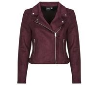 Vero Moda Cazadora de cuero VMJOSE in Burdeo EU M