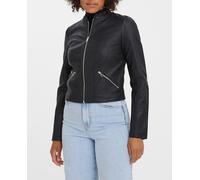 Vero Moda Cazadora de polipiel de mujer con detalles. Negro 38/M