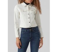 Vero Moda Cazadora vaquera de mujer corta. Blanco 38/M