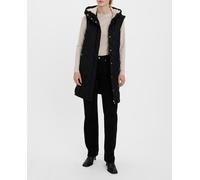 Vero Moda Chaleco plumífero de mujer largo. Negro 36 (S)