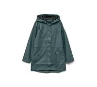 VERO MODA Chubasquero con capucha de longitud media. Color Verde