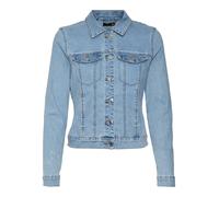 VERO MODA VMLUNA LS Slim DNM Jacket Mix GA Noos Chaqueta, Light Blue Denim, M De Las Mujeres
