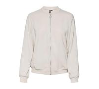 VERO MODA Mujer Chaqueta Blouson Fly Away Cuello Cremallera Chaqueta Ligera Versátil, Color:Beige-2, Talla:S