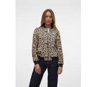 VERO MODA Chaqueta de entretiempo 'VMCoco' marrón / greige / negro XS marrón / greige / negro