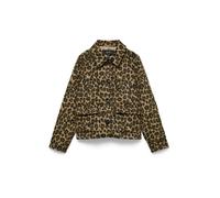 VERO MODA Chaqueta de entretiempo 'VMLeokelly' beige oscuro / marrón / negro L EUR