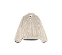 VERO MODA Chaqueta de Piel sintética para Mujer VMSONJALIGA, Avena, x_s