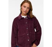 VERO MODA Chaqueta de terciopelo. Color burdeos