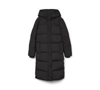 VERO MODA Chaqueta Larga Acolchada Mujer Abrigo Invierno Parka con Capucha Acolchado cálido VMERICAHOLLY., Color:Negro-2, Talla:M