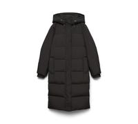 VERO MODA Chaqueta Larga Acolchada Mujer Abrigo Invierno Parka con Capucha Acolchado cálido VMERICAHOLLY., Color:Negro-2, Talla:L