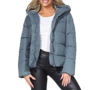 VERO MODA Chaqueta Corta para Mujer Vmbelinda Ga Noos, Stormy Weather, L, Resistente al Agua, L