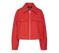 VERO MODA Chaqueta para Mujer VMFORTUNEFREJ, Rojo, XS