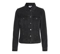 Vero Moda Chaqueta vaquera Vmzorica Ls Mix Noos para mujer, Negro Denim, XS