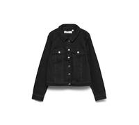 VERO MODA Vmruna LS Slim Dnm Jck Mix Ga Cur Noos Chaqueta, Negro, 52 Mujeres
