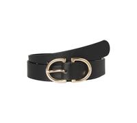 VERO MODA Cinturón sintético para mujer Vmsara Coated Belt Noos, Negro/detalle: dorado, 85