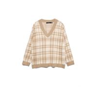 Vero Moda Curve Jersey 'VMCGOLD' beige / marrón L EUR