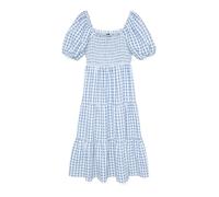 Vero Moda Curve Vestido 'VMCCARRIE' azul oscuro / azul claro / blanco 42 EUR