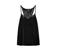 VERO MODA Curve Vmana S/L Lace Top Ga Curve para mujer, Negro, 48-50