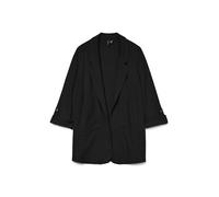 VERO MODA CURVE VMCJESMILO Blazer 3/4 WVN GA Noos Cur, Negro, 52