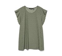 Vero Moda Curve Vmctassa SL Frill Top Noos Cur - Talla Extra